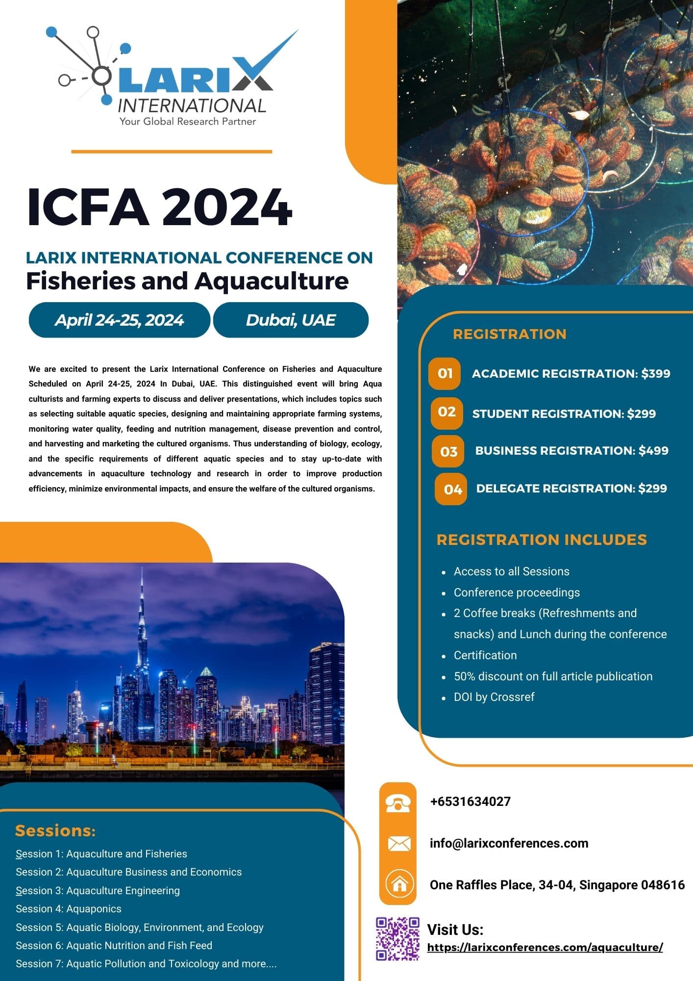About us Fisheries and aquaculture Conferences Aquatic science